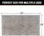 H.VERSAILTEX Microfiber Bath Rugs Chenille Floor Mat Ultra Soft Washable - Image 2