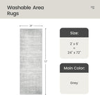 Valenrug Washable Rugs 2x6 - Image 2