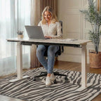 48"x60" Office Chair Mat for Hardwood Tile Floor, Under Desk Carpet Protector - Image 2