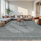10x14 Washable Area Rug for Living Room, Extra Large Vintage Boho Rugs for - Image 9