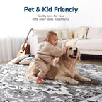 Lessymo 8FT Washable Round Area Rugs - Image 5