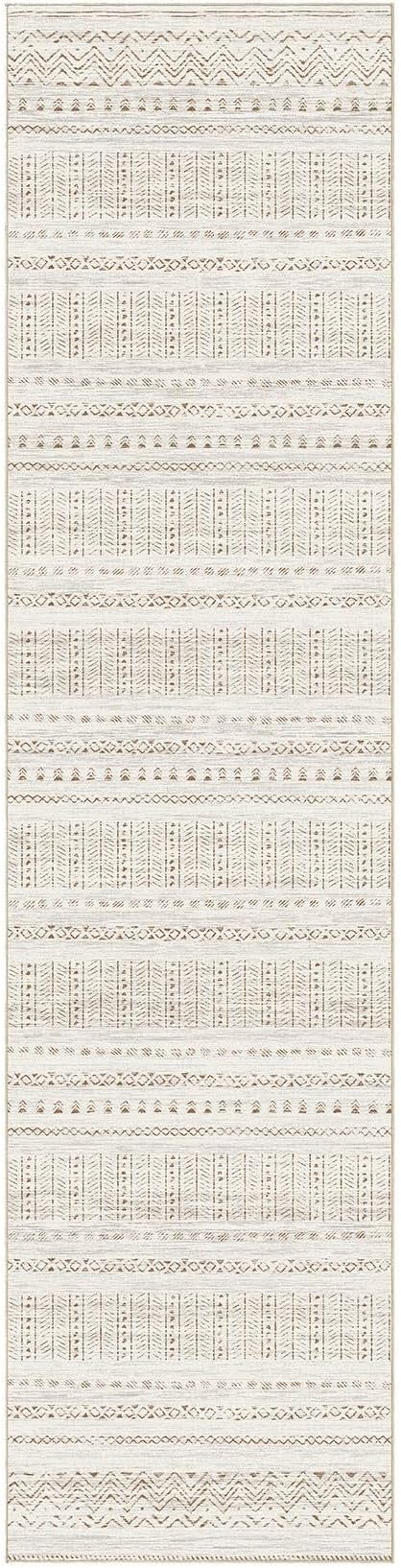 cotiled Hallway 2.6x10 Runner Rugs: Washable Boho Rugs - Image 9
