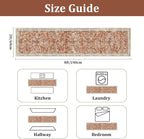 Yamaziot Washable Runner Rug 2x8 – Non Slip Boho Floral Hallway Runner Rug - Image 2