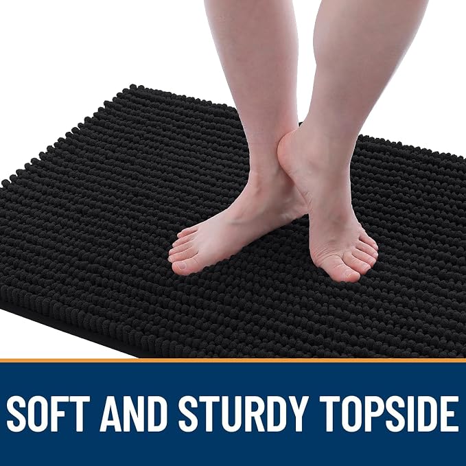 OLANLY Dog Door Mat for Muddy Paws 59x24, Ultra Absorbent Chenille Mud Doormat - Image 3