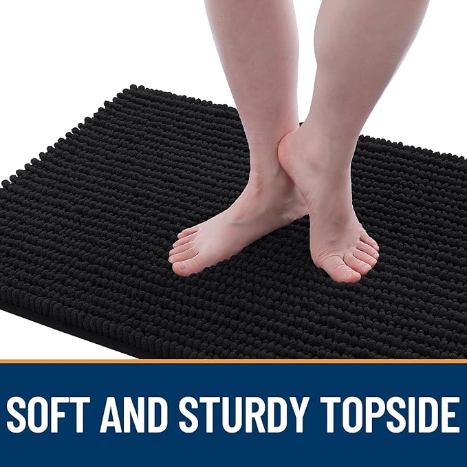OLANLY Dog Door Mat for Muddy Paws 47x17, Ultra Absorbent Chenille Mud Doormat - Image 3