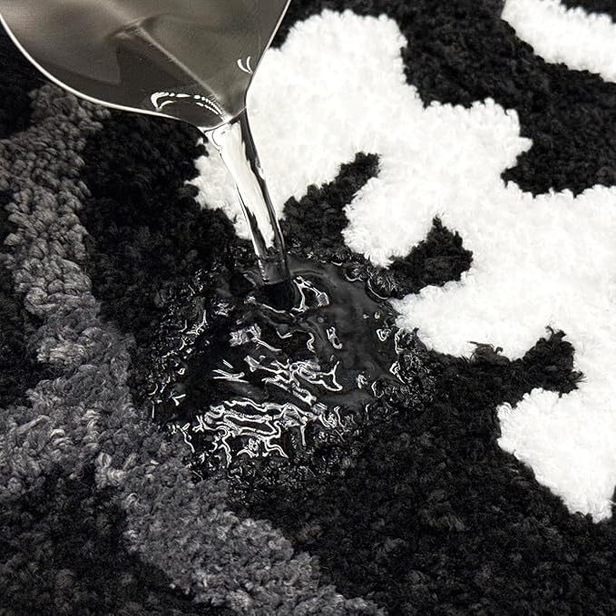 Trippy Happy Face Rug Cool Rugs Tufted Quick Dry Bath Mats - Image 4