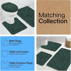GORILLA GRIP Plush Absorbent Shaggy Chenille Bath Rug Mat - Image 8