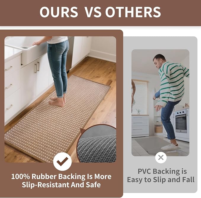 YDKGL Long Kitchen Runner Rugs Kitchen Mat Non Slip Washable, Super Absorbent - Image 5