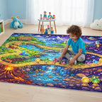 3x5ft Fantasy Adventure Play Rug by Bildenly