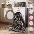 Black Living Room Rugs, Dogs Area Rugs 5x7 - Image 5