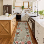 Lahome Floral Runners for Hallways, Soft Washable Runner by Lahome