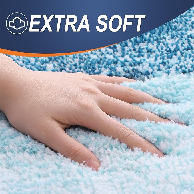 OLANLY Large Bathroom Rugs Mat 40x24, Extra Soft Absorbent Microfiber Bath Rugs - Image 3