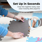 MioTetto Baby Play Mat, Comfortable Playtime Mat – Portable Foam Floor Tiles - Image 6