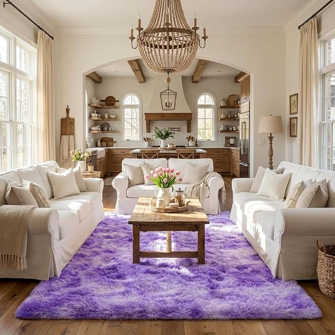 Mugorn 8x10 Area Rugs for Living Room, Large Fluffy Rugs for Bedroom, Soft - Image 6