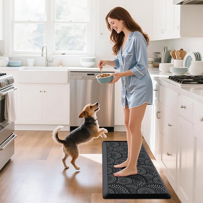 Mattitude 4/5 Inch Kitchen Mat, 17.3x39in Heavy Duty Ergonomic Comfort Foam - Image 7