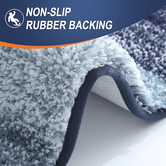 OLANLY Bathroom Runner Rugs Mat 59x24, Extra Soft Absorbent Microfiber Bath Rugs - Image 5