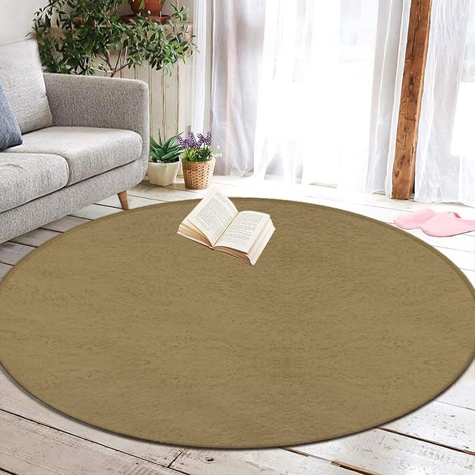 Large Round Area Rug Home Decor Modern Bathroom Rug Kitchen Office Circle Rug - Image 5