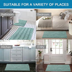 H.VERSAILTEX Bathroom Rugs Bath Rug Set 2 Piece Bathroom Contour Rug Toilet Mat - Image 6