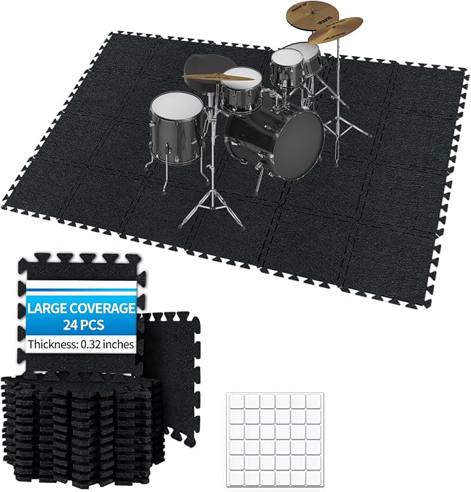 TroyStudio Thick Sound Absorbing Interlocking Floor Mats, Non-Slip Anti by TroyStudio