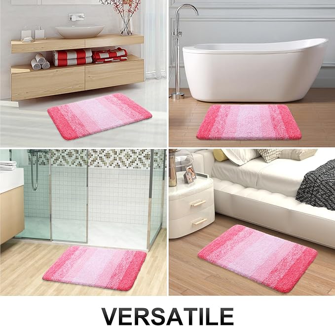 OLANLY Bathroom Runner Rugs Mat 47x17, Extra Soft Absorbent Microfiber Bath Rugs - Image 6
