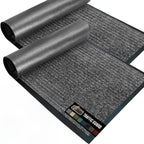 GORILLA GRIP Waterproof Traffic Guard Door Mat, 2 Pack Heavy Duty Entryway Mats by Unknown