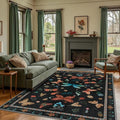 5x7 Washable Area Rugs for Bedroom & Living Room by Rugxara