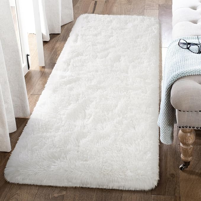 BENRON Fluffy Runner Rugs 2x4, Soft Long Runners by BENRON