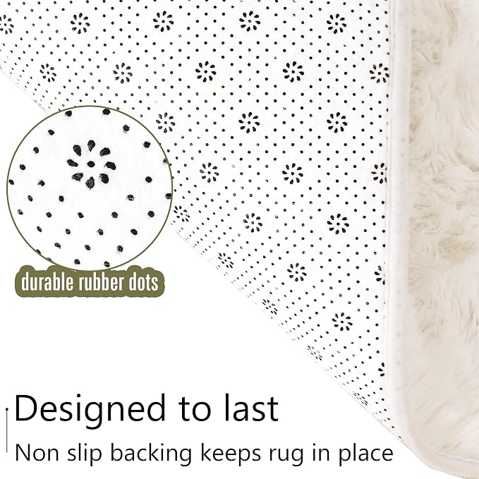 LOCHAS Ultra Soft Indoor Modern Area Rugs Fluffy Living Room Carpets - Image 8