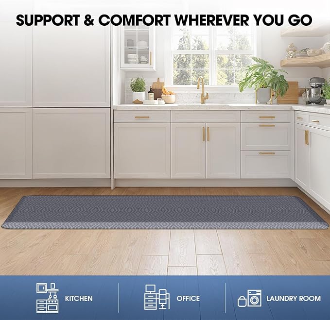 Mattitude Kitchen Mat Cushioned Anti-Fatigue Floor Mat Water Resistant Non-Slip - Image 7