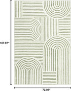 Lahome Abstract 6x9 Area Rugs, Soft Boho Rug - Image 2