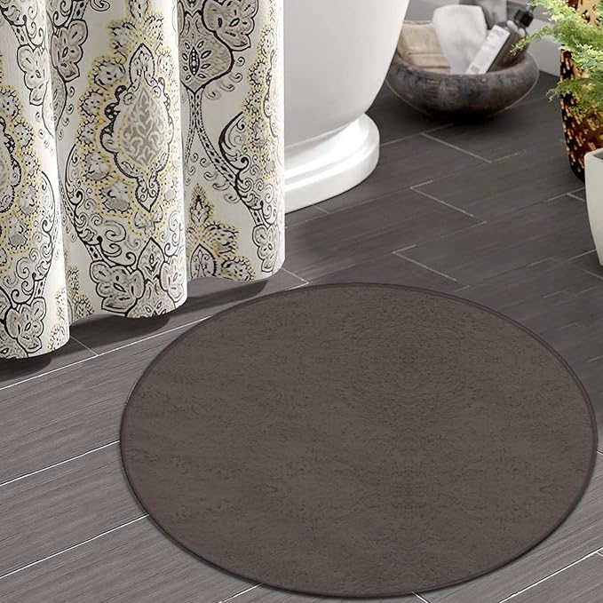 Room Sofa Yoga Soft Round Carpet, Home Decor Non Slip Kitchen Office Circle Rug - Image 4