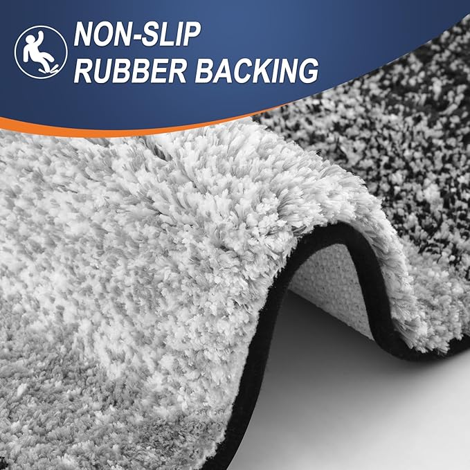 OLANLY Large Bathroom Rugs Mat 44x32, Extra Soft Absorbent Microfiber Bath Rugs - Image 4