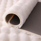 White Rabbit Plush Rug 5'x7', Fluffy Shaggy Area Rug - Image 7