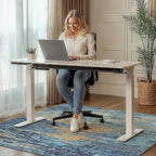 48"x60" Office Chair Mat for Hardwood Tile Floor, Under Desk Carpet Protector - Image 2