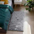 Fluffy Rug Shag Area Rug, Light Grey 2x4 Area Rugs by Yongyangjuxi