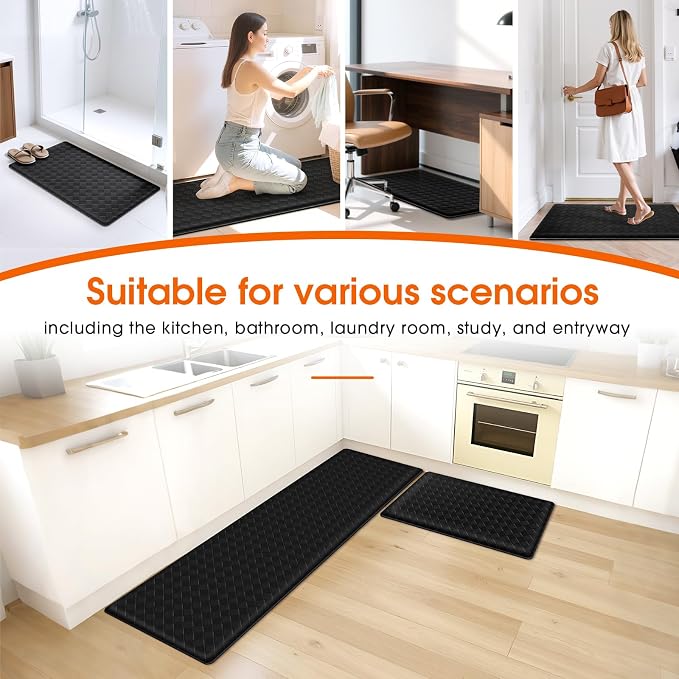 TranquilRelax Kitchen Mats, Cushioned Anti Fatigue Kitchen Mats - Image 6