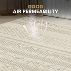 Washable Rugs 8x10 Area Rugs for Living Room- Large Moroccan Rugs for Bedroom - Image 5