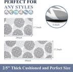 HEBE Anti Fatigue Kitchen Rugs Sets of 2, Non Slip Kitchen Mats - Image 6