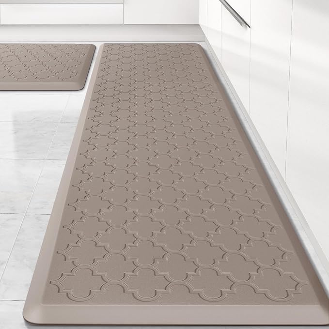 Kitchen Mat Cushioned Anti-Fatigue Floor Mat Water Resistant Non-Skid Kitchen by SoftDuo