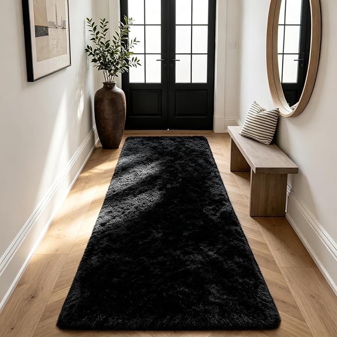 Shag Area Rugs for Bedroom Living Room, 2x6 Ultra Soft Fluffy Runner Area Rugs - Image 6