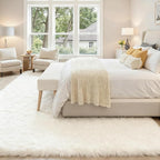 6x9 Area Rug for Living Room, Ultra Soft Fluffy Shag Rugs for Bedroom, Non-Slip - Image 3