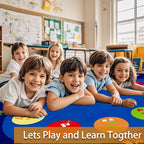 Large Oval Classroom Rug, 6×9Ft ABC Rugs - Image 8
