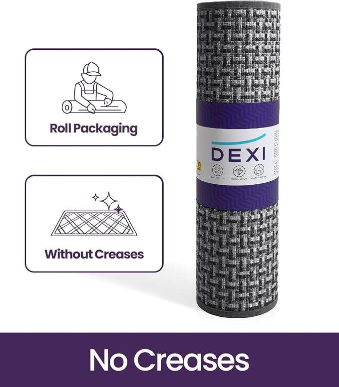 DEXI Ultra Thin Door Mat Indoor Entrance 36x56, Non Slip Rubber Backed Entryway - Image 9