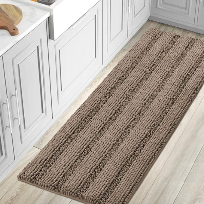 H.VERSAILTEX Bathroom Rugs Bath Mat Runner Rug Non Slip Kitchen Rug Extra Long by HVERSAILTEX