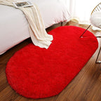 LOCHAS Bedroom Rug 2.6' x 5.3', Soft Oval Throw Rugs Carpet - Image 7
