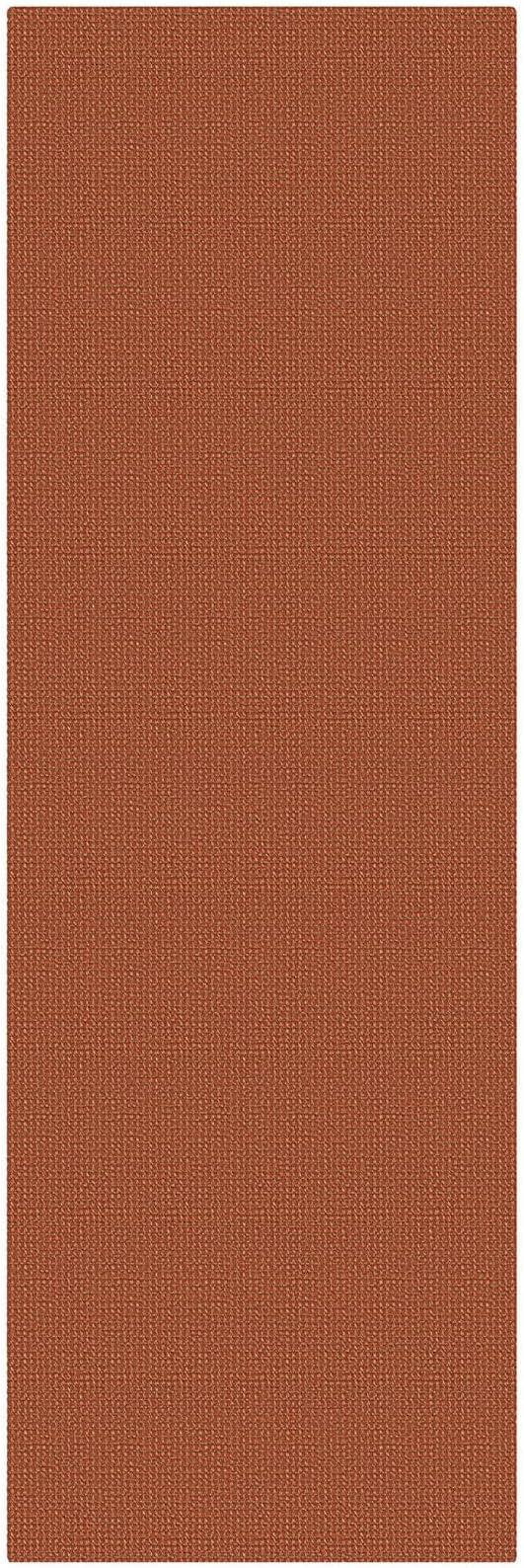 KOZYFLY Orange Runners for Hallway 2.5'x8', Washable Runner Rug, Woven Non Slip - Image 9