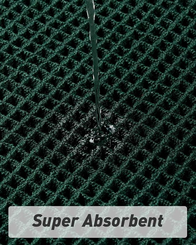 AMOAMI Upgraded Waffle Bath Mat, Super Absorbent Non Slip Bath Mats - Image 3