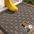 GORILLA GRIP 100% Waterproof All-Season WeatherMAX Doormat, US Designed Natural by Unknown