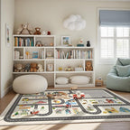 3x5ft Kids Town Road Play Rug - Image 3