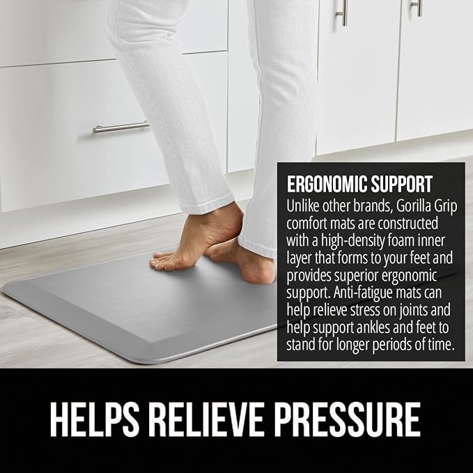 GORILLA GRIP Comfortable Cushioned Kitchen Mats - Image 3